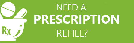 Prescription refill button